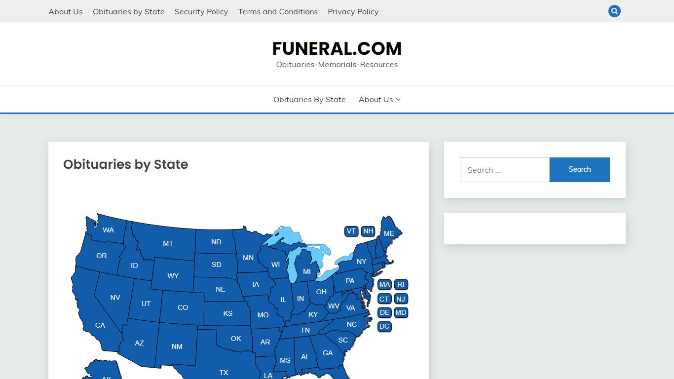 Obituaries by State – funeral.com